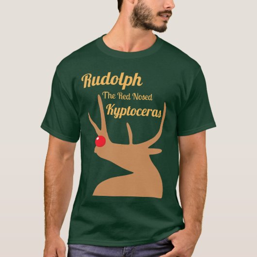 Rudolph The Red Nosed Kyptoceras T-Shirt (Voorkant)