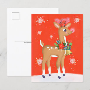Rudolph the Red Nosed Reindeer Briefkaart