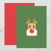 Rudolph the Red Nosed Reindeer Kaart (Voorkant / Achterkant)