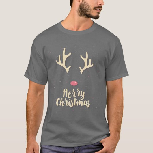 Rudolph the Red-Nosed Reindeer Mannen T-Shirt (Voorkant)
