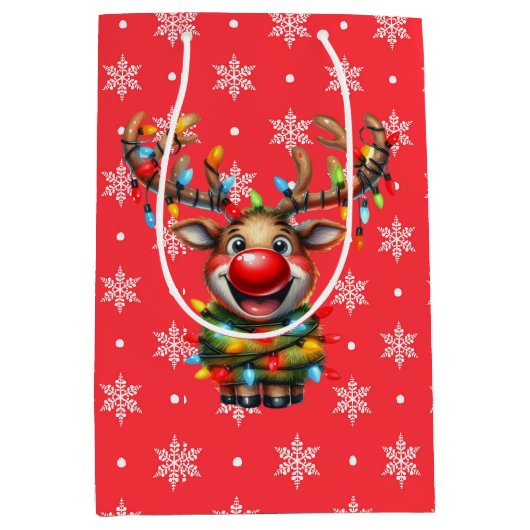 Rudolph the Red-Nosed Reindeer Medium Cadeauzakje (Voorkant)