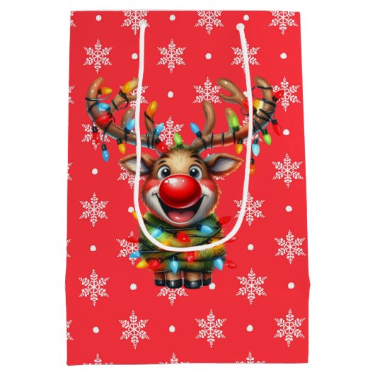 Rudolph the Red-Nosed Reindeer Medium Cadeauzakje (Achterkant)