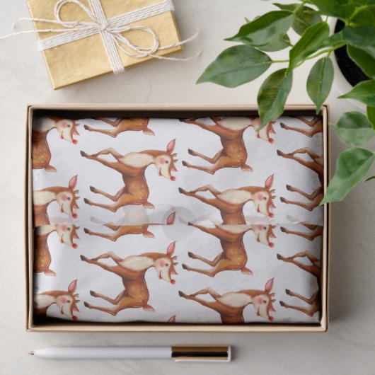 Rudolph the Red Nosed Reindeer Tissuepapier (Geschenk)