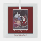 Rudolph The Red-Nosed Square Ornament (Voorkant)