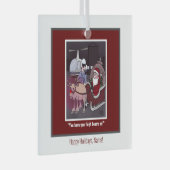 Rudolph The Red-Nosed Square Ornament (Voorkant Rechts)