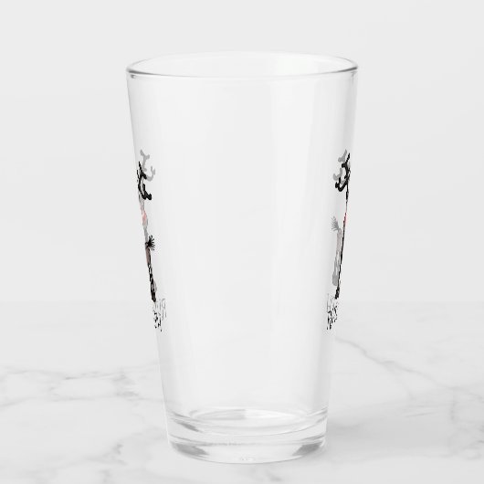 Rudolph the Reindeer Glas (Links)