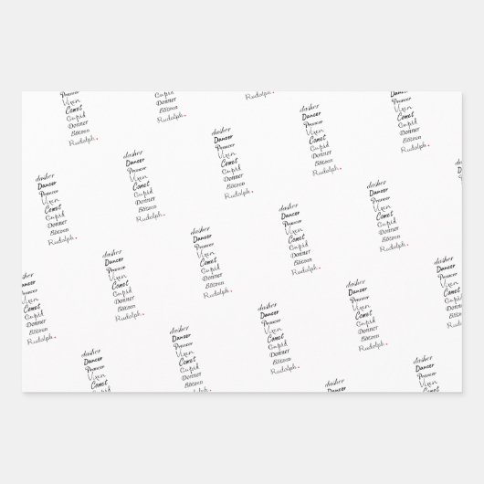 Rudolph Thed Wrapping Paper (Voorkant 2)