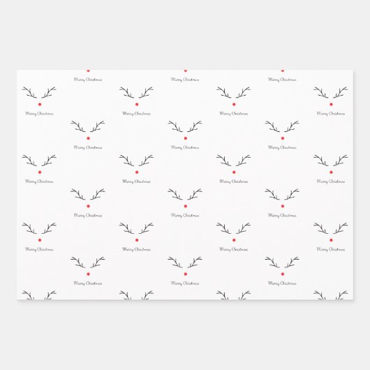 Rudolph Thed Wrapping Paper (Voorkant)
