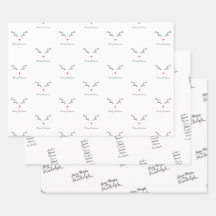 Rudolph Thed Wrapping Paper