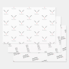 Rudolph Thed Wrapping Paper