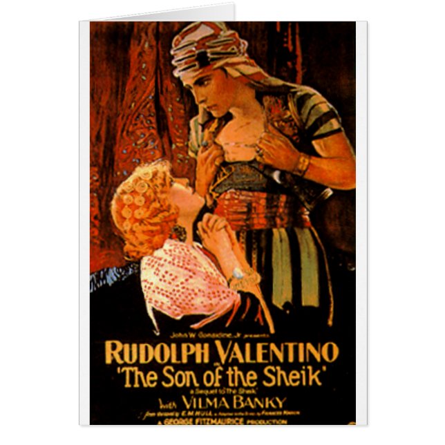 Rudolph Valentino (Voorkant)