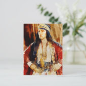 Rudolph Valentino als sjeik Art Briefkaart (Staand voorkant)