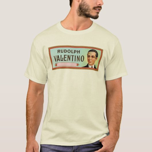 Rudolph Valentino kaaretiket T-shirt (Voorkant)