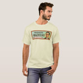 Rudolph Valentino kaaretiket T-shirt (Voorkant volledig)