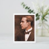 Rudolph Valentino  Portrait Foto Briefkaart (Staand voorkant)