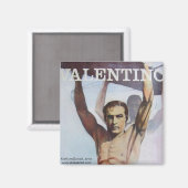 Rudolph Valentino: www.AriesArtist.com Magneet (Voorkant / Achterkant)