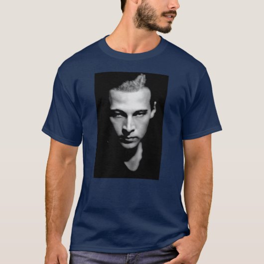 Rudolph Valentino Zwart-wit T-shirt (Voorkant)