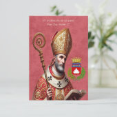 Rudolph van Gubbio, Italiaans Kaart van het Heilig (Staand voorkant)