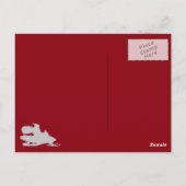 Rudolph werd ziek dit seizoen grappig briefkaart (Achterkant)