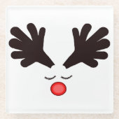 Rudolph White Onderzetter Glazen Onderzetter (Voorkant)