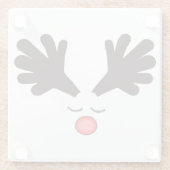 Rudolph White Onderzetter Glazen Onderzetter (Achterkant)