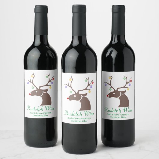Rudolph Wijnlabel Wijn Etiket (Flessen)