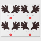 Rudolph Wrapping Paper Cadeaupapier (Vlak)
