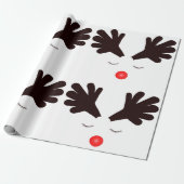 Rudolph Wrapping Paper Cadeaupapier (Uitgerold)
