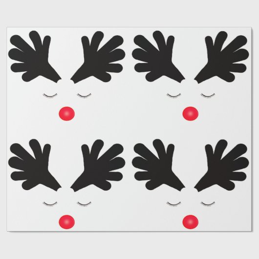 Rudolph Wrapping Paper Cadeaupapier (Vlak)