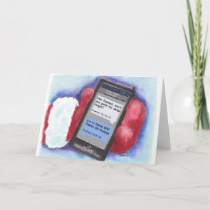 Rudolph zegt ja!Kerstkaart Feestdagen Kaart