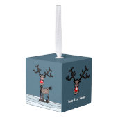 Rudolphs Christmas Hustle Decoratie (Achter hoekig)