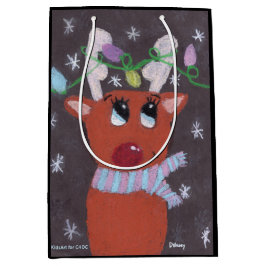 Rudolph's Glinsterende Geweien - KidsArt voor CHOC Medium Cadeauzakje