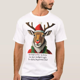 Rudolph's Glow-up recept T-shirt