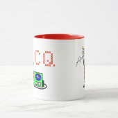 Rudolph's Nose Powering Ham Radio Antenna Mok (Midden)