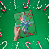 Rudolph's rode neus is geen politie lichten | cadeaupapier