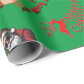 Rudolph's rode neus is geen politie lichten | cadeaupapier (Rol Hoek)