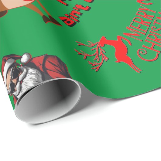 Rudolph's rode neus is geen politie lichten | cadeaupapier (Rol Hoek)