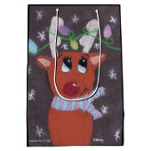 Rudolph's Sparkly Antlers - KidsArt for CHOC Medium Cadeauzakje (Achterkant)