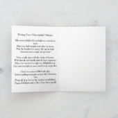 Rudolph's stralende kerst feestdagen kaart (Binnen)