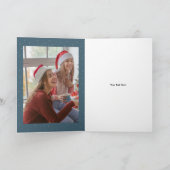 Rudolphs Stressmas Foto Kerstkaart Feestdagen Kaart (Binnen)