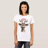 Rudolphs vrolijk kerstfeest t-shirt (Voorkant volledig)