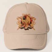 Rudos Trucker Hat "Oderint Dum Metuant" Pet (Voorkant)