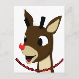 Rudulph the Reindeer Briefkaart
