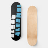 Rudy Black Persoonlijk Skateboard (Voorkant)