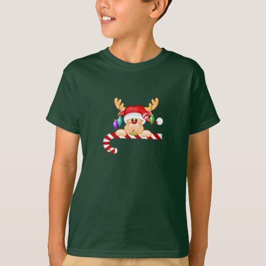 Rudy Candy Cane T-shirt (Voorkant)
