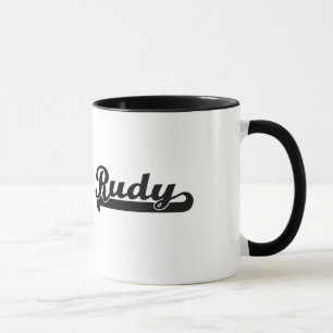 Rudy Classic Retro Name Design Mok