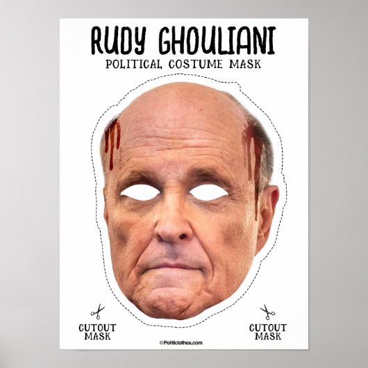 Rudy Ghouliani kostuummasker Poster (Voorkant)