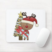 Rudy Reindeer Holiday Tree Muismat (Met muis)