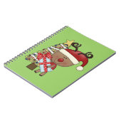 Rudy Reindeer Holiday Tree Notitieboek (Linkerzijde)