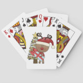 Rudy Reindeer Holiday Tree Speelkaarten (Achterkant)